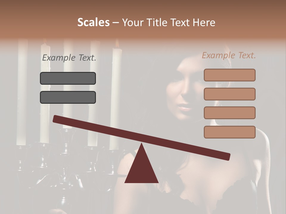 Make Up  Lady PowerPoint Template