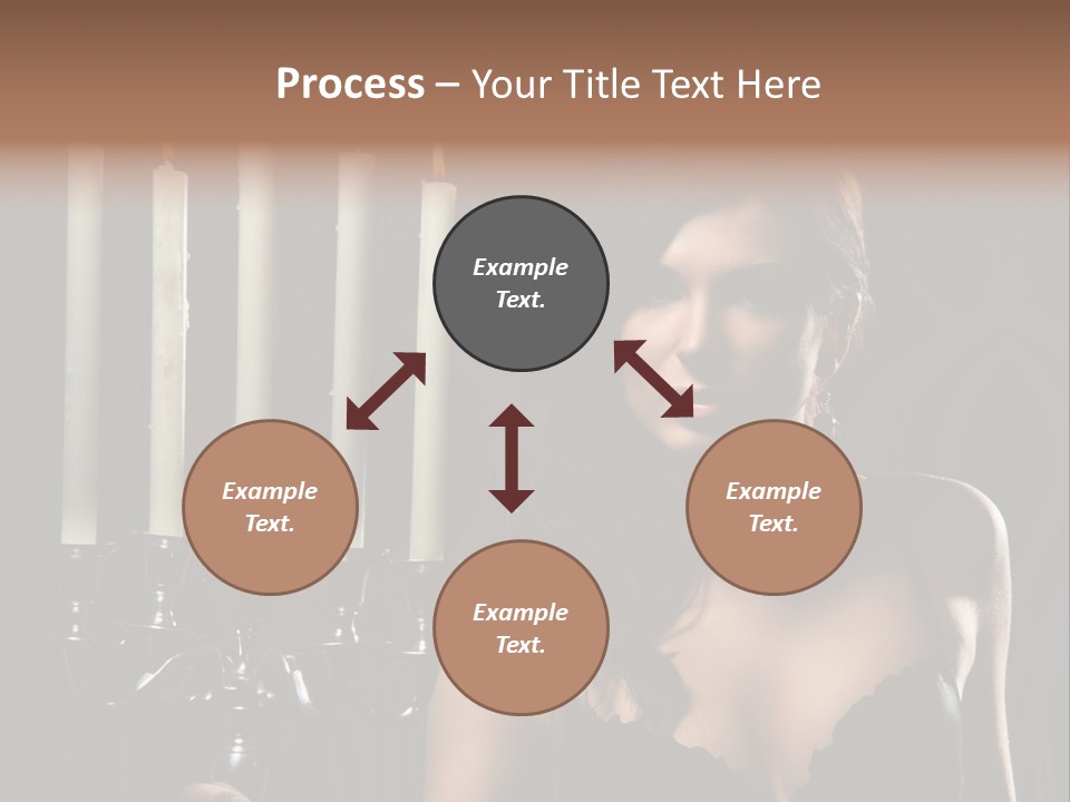 Make Up  Lady PowerPoint Template