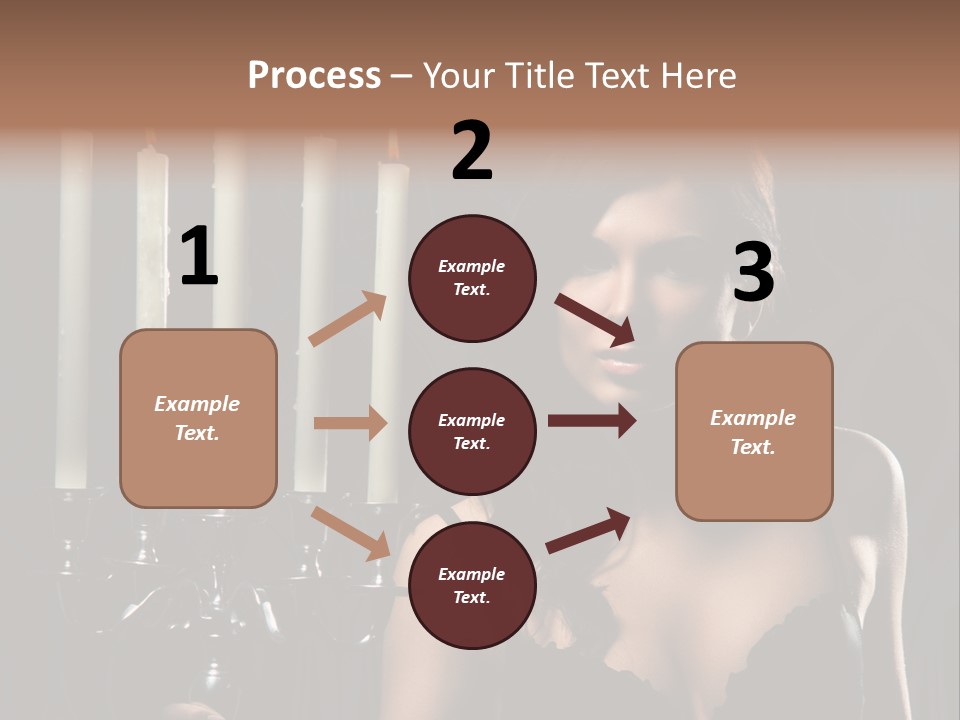 Make Up  Lady PowerPoint Template