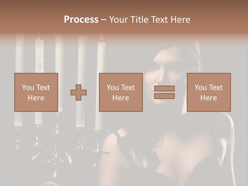 Make Up  Lady PowerPoint Template
