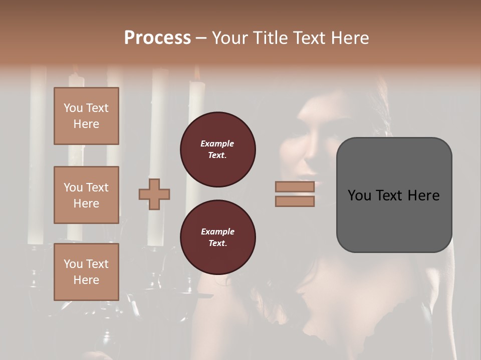 Make Up  Lady PowerPoint Template