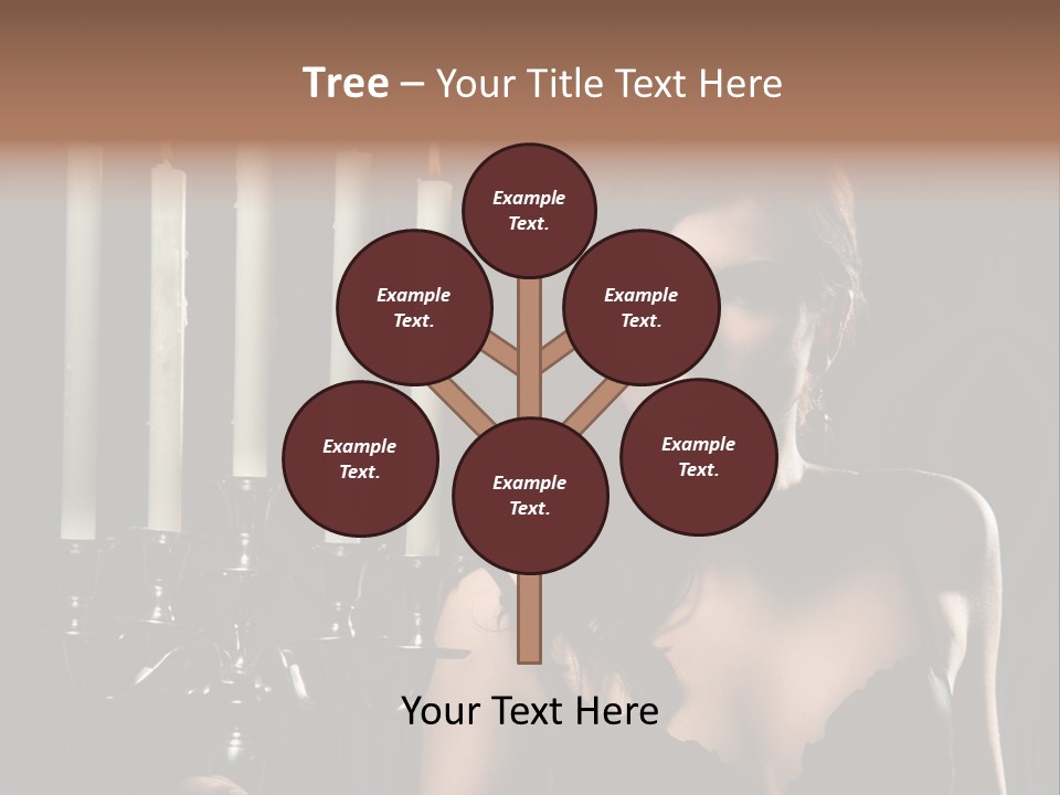 Make Up  Lady PowerPoint Template