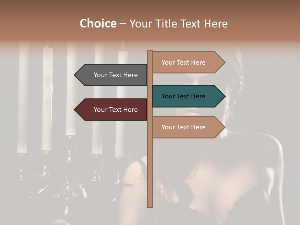 Make Up  Lady PowerPoint Template