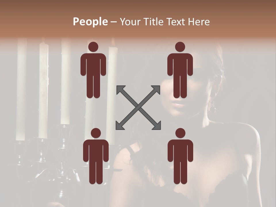 Make Up  Lady PowerPoint Template