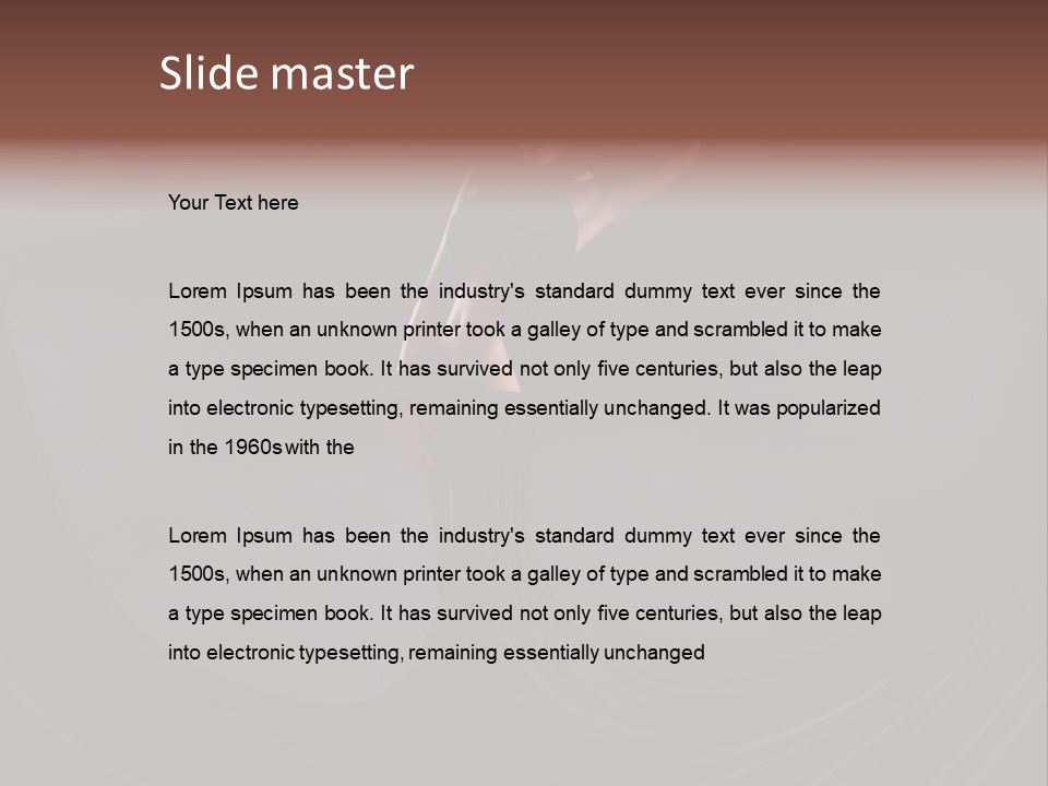 Vampire Fashion Lady PowerPoint Template