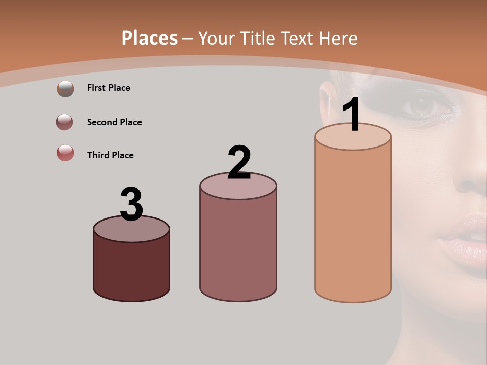 Mouth Emotional Chinese PowerPoint Template