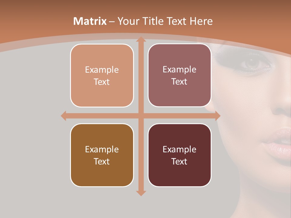 Mouth Emotional Chinese PowerPoint Template