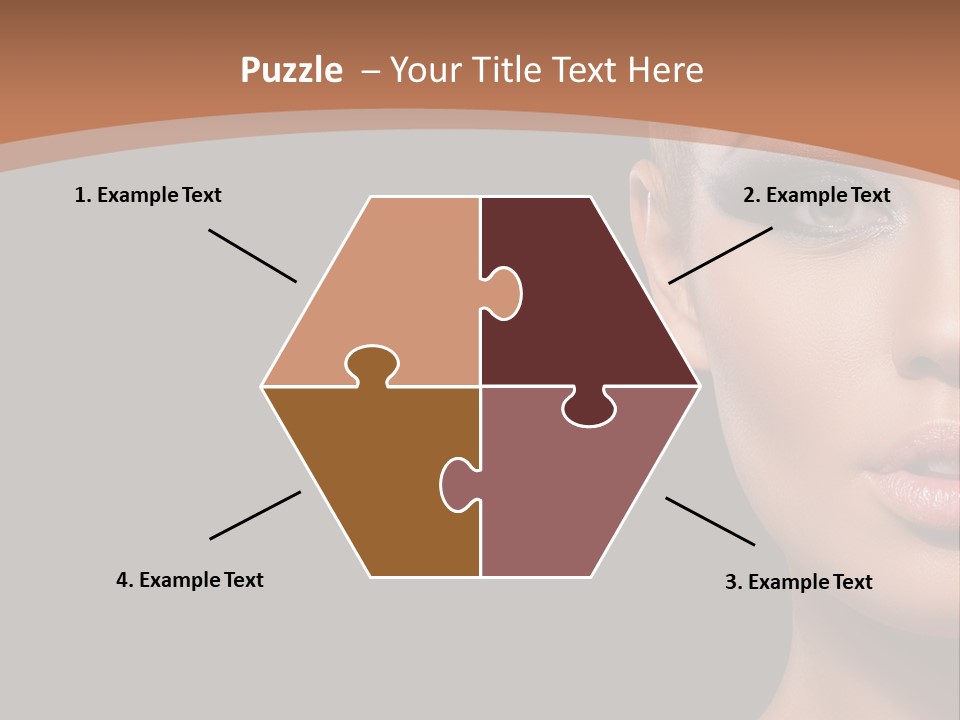 Mouth Emotional Chinese PowerPoint Template