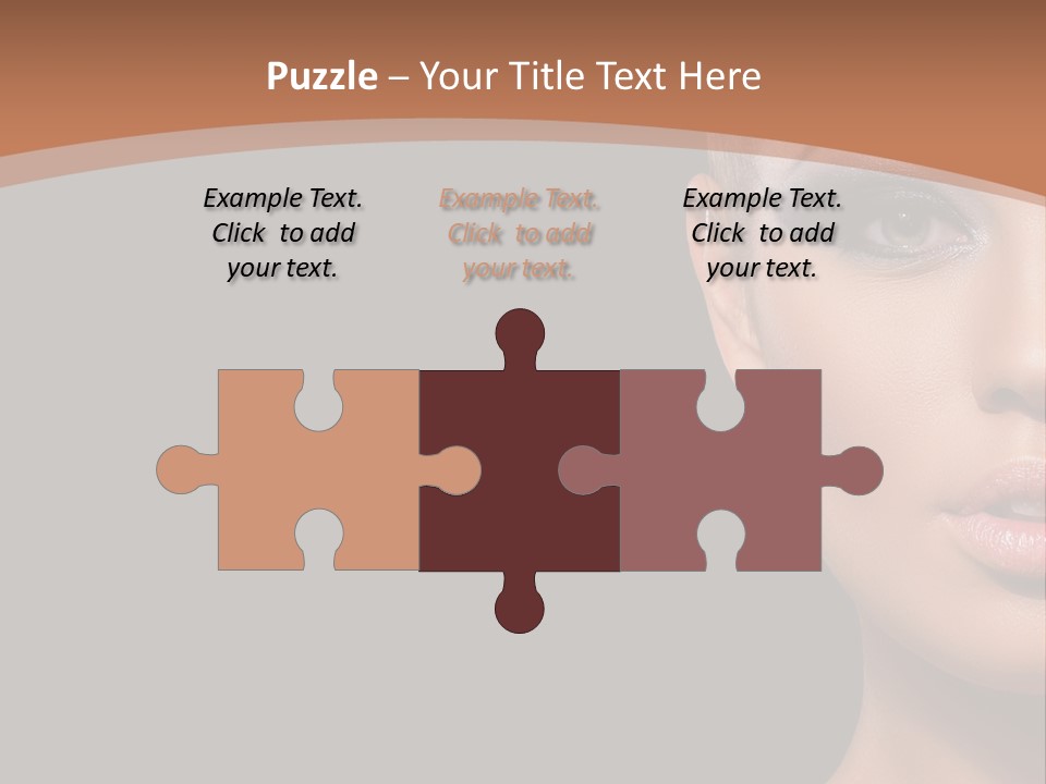 Mouth Emotional Chinese PowerPoint Template