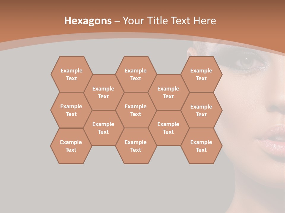 Mouth Emotional Chinese PowerPoint Template