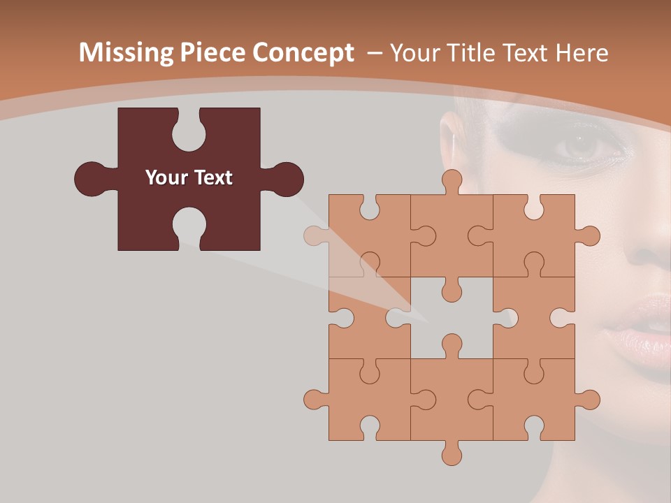 Mouth Emotional Chinese PowerPoint Template