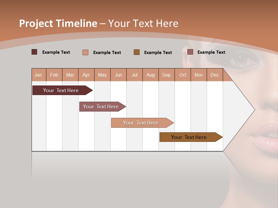 Mouth Emotional Chinese PowerPoint Template