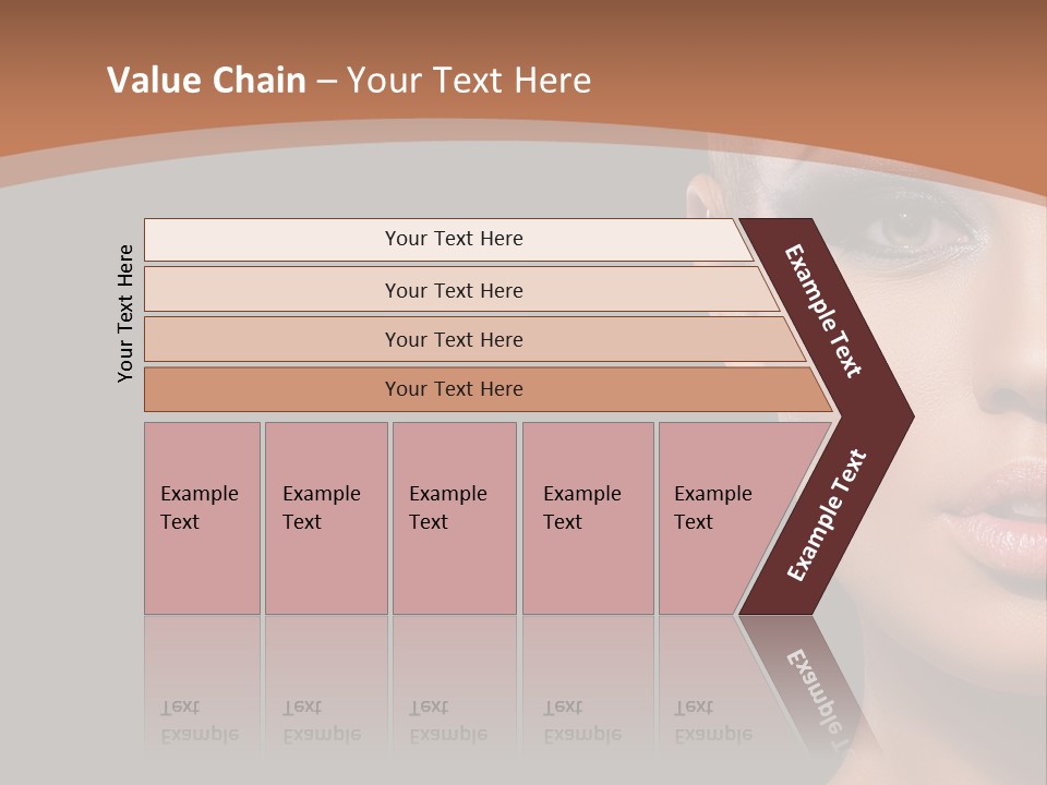Mouth Emotional Chinese PowerPoint Template