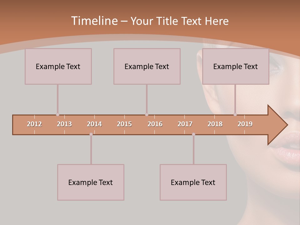 Mouth Emotional Chinese PowerPoint Template