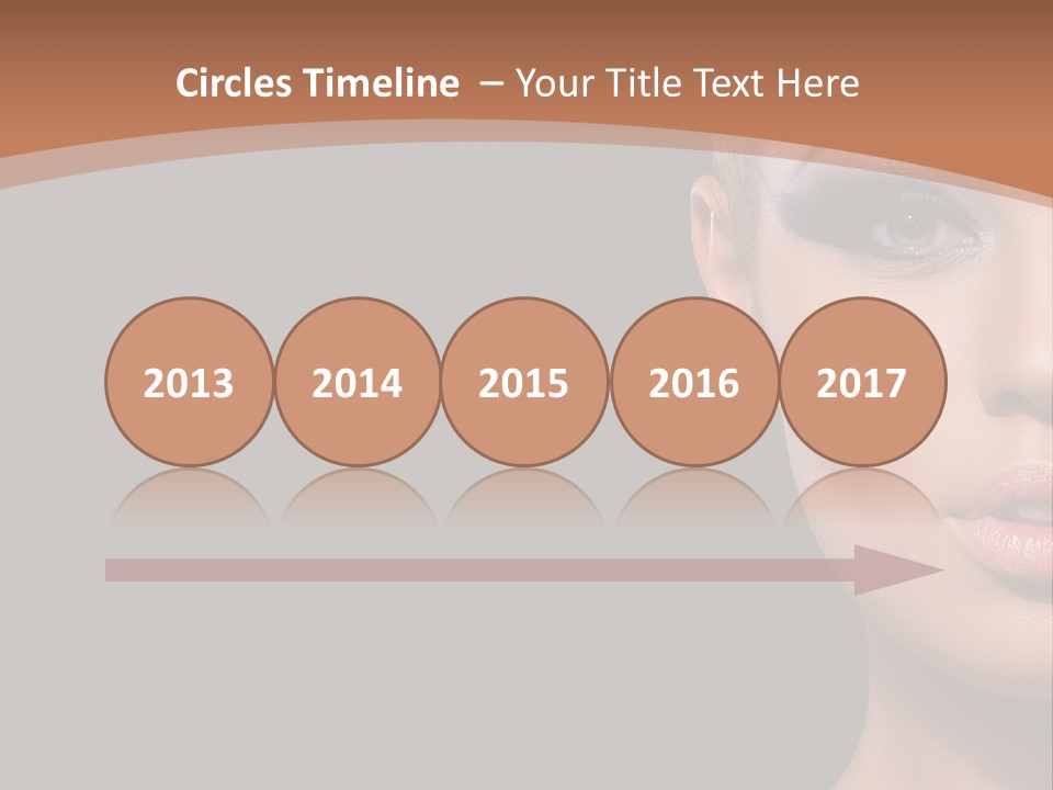 Mouth Emotional Chinese PowerPoint Template