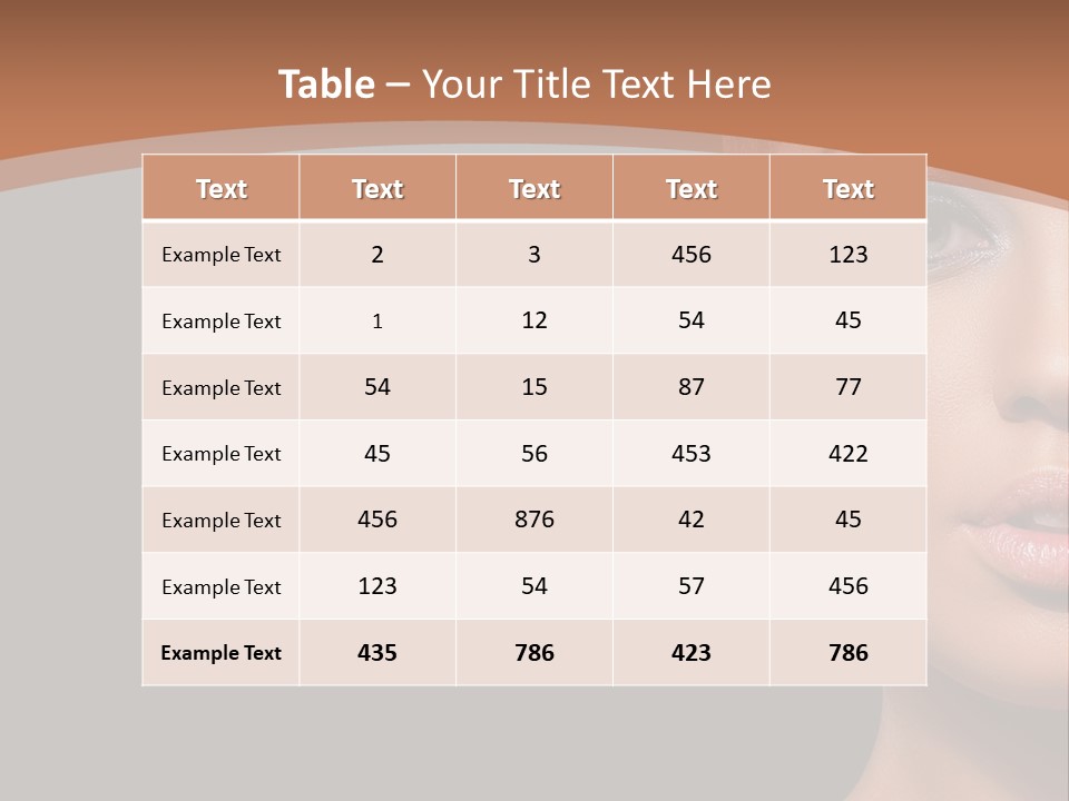 Mouth Emotional Chinese PowerPoint Template