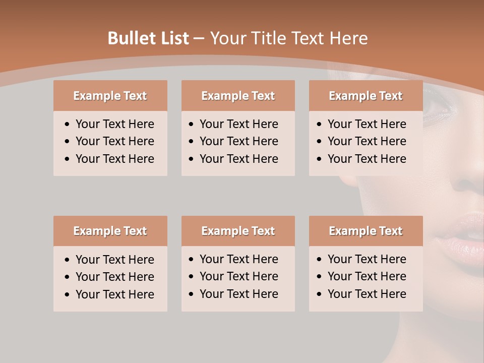 Mouth Emotional Chinese PowerPoint Template