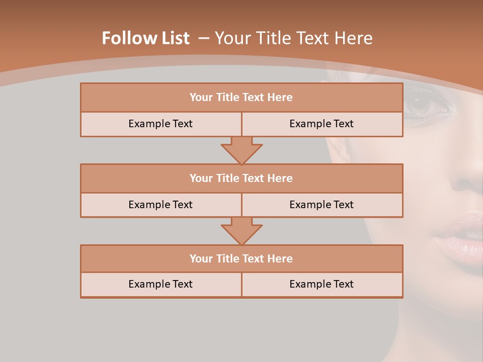 Mouth Emotional Chinese PowerPoint Template
