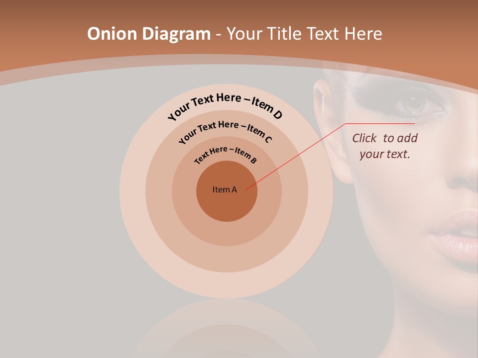 Mouth Emotional Chinese PowerPoint Template