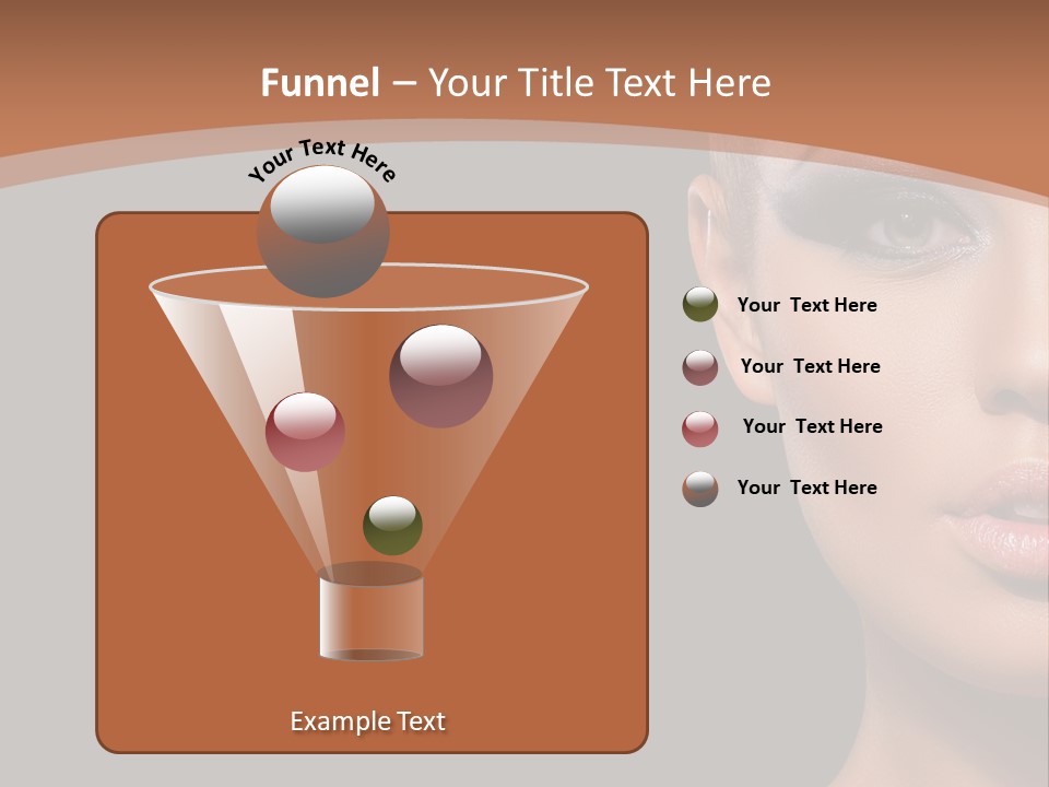 Mouth Emotional Chinese PowerPoint Template