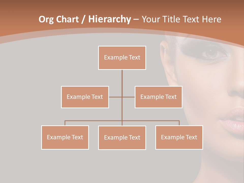 Mouth Emotional Chinese PowerPoint Template