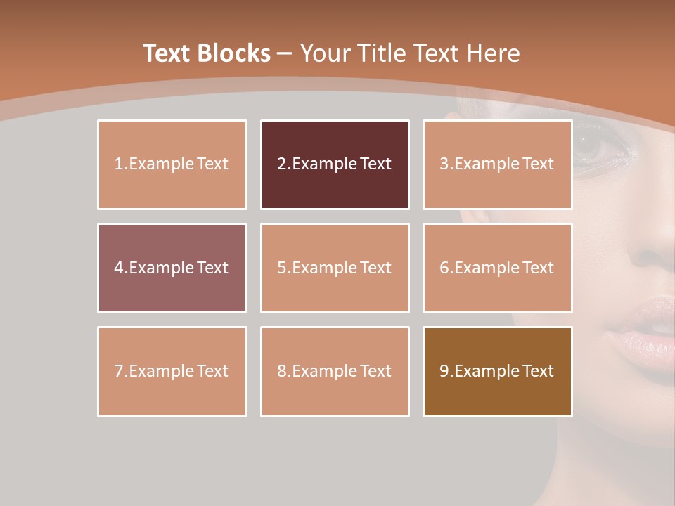 Mouth Emotional Chinese PowerPoint Template