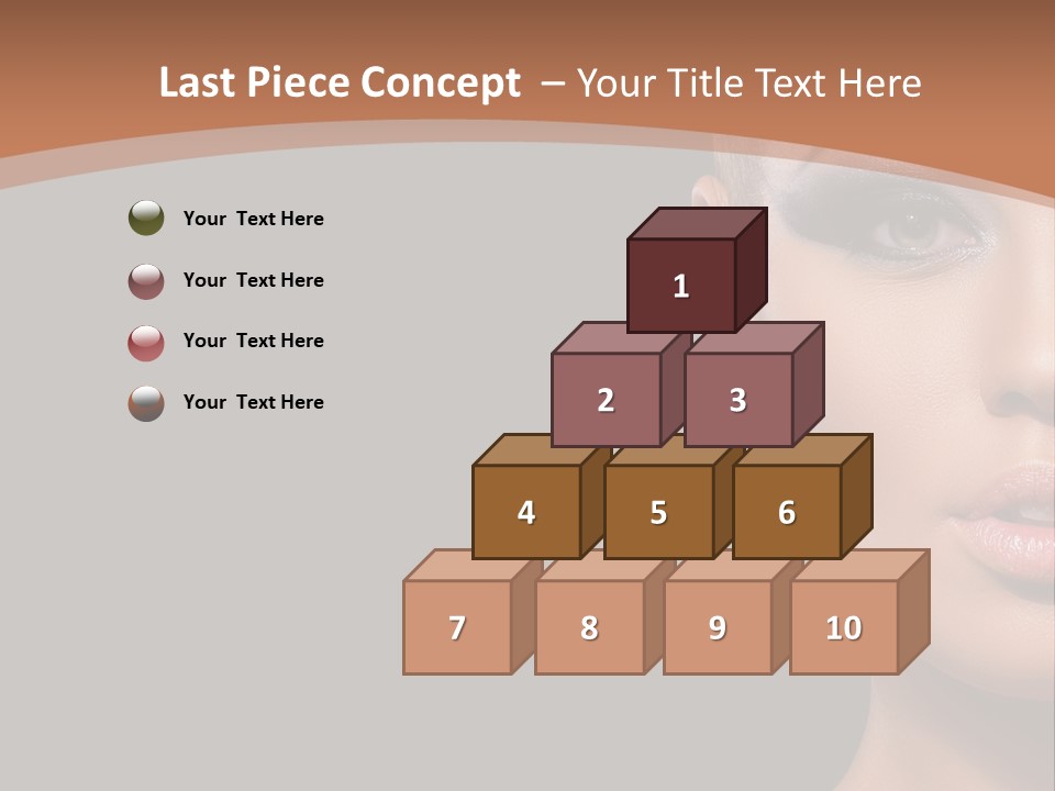 Mouth Emotional Chinese PowerPoint Template