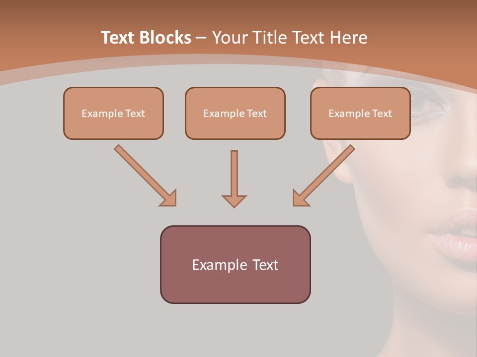 Mouth Emotional Chinese PowerPoint Template