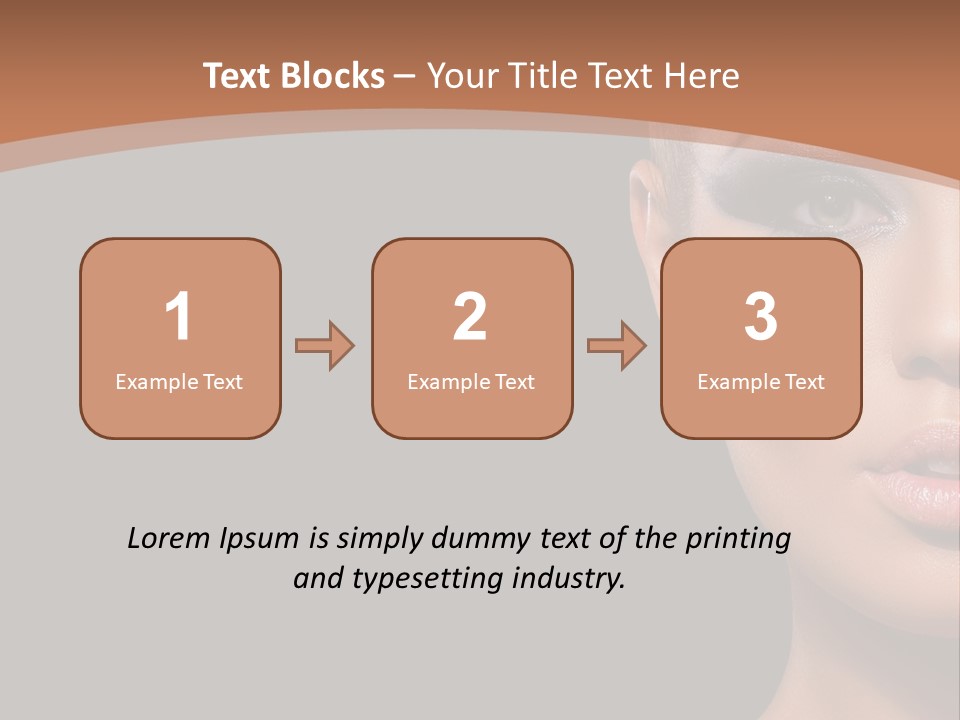 Mouth Emotional Chinese PowerPoint Template