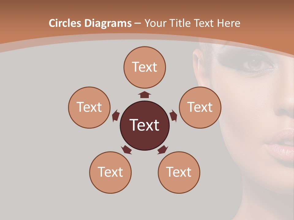 Mouth Emotional Chinese PowerPoint Template