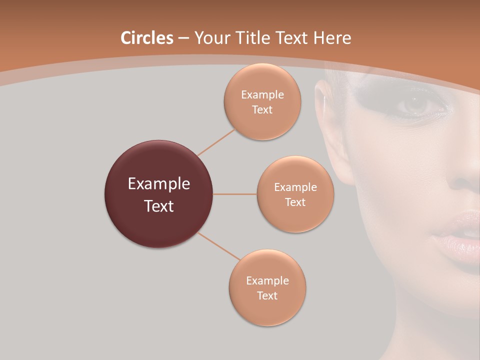 Mouth Emotional Chinese PowerPoint Template