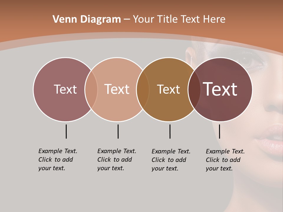 Mouth Emotional Chinese PowerPoint Template