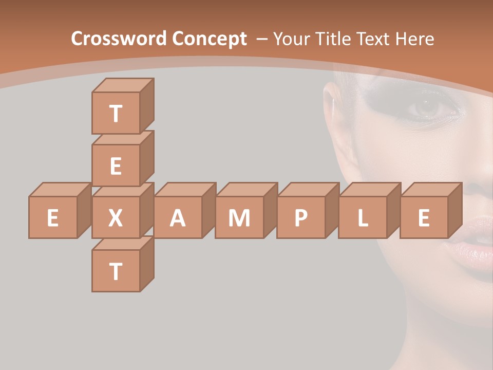 Mouth Emotional Chinese PowerPoint Template