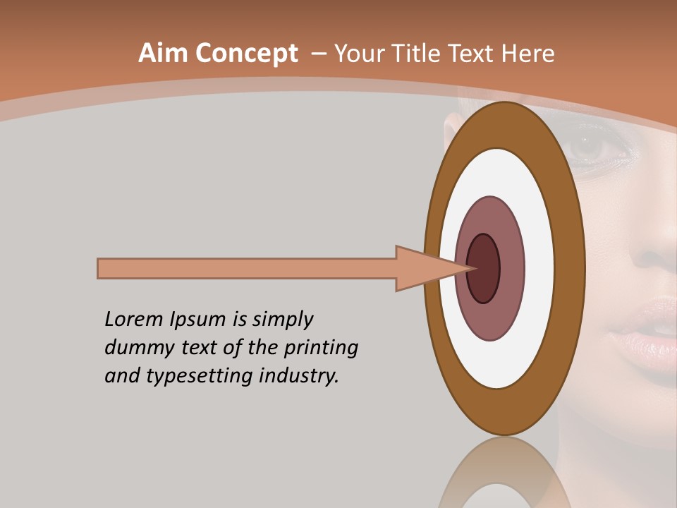 Mouth Emotional Chinese PowerPoint Template