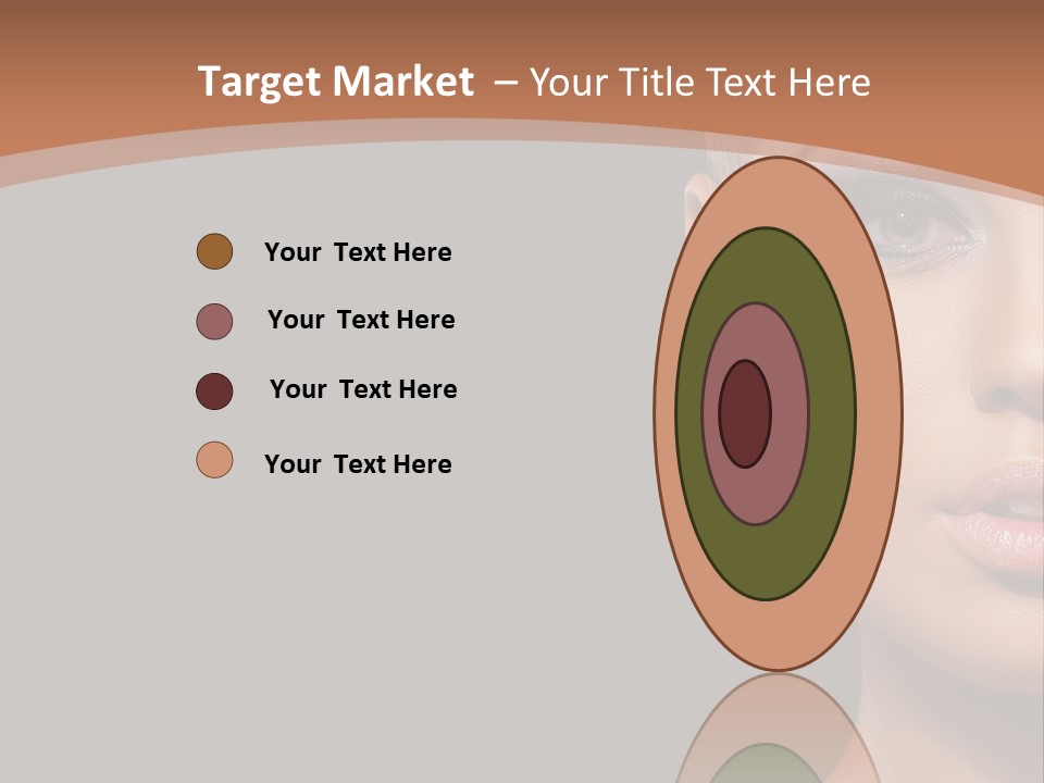 Mouth Emotional Chinese PowerPoint Template