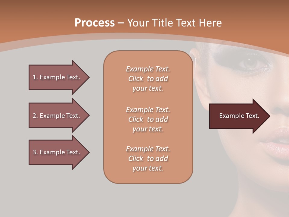 Mouth Emotional Chinese PowerPoint Template