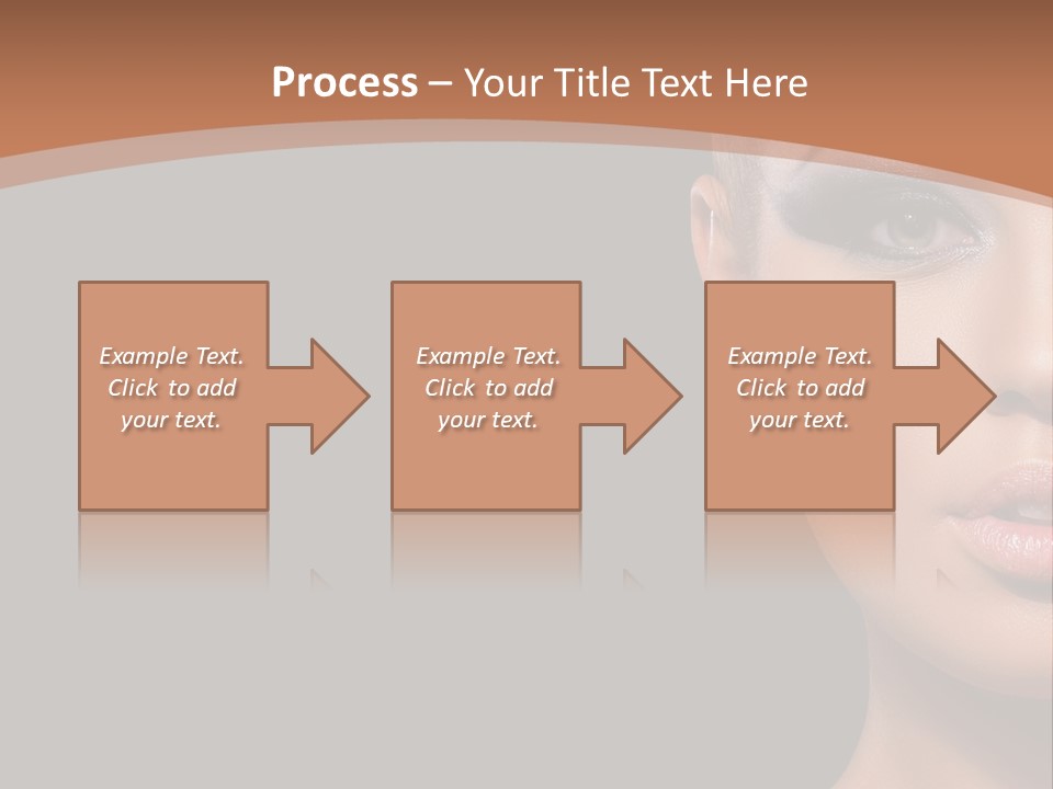Mouth Emotional Chinese PowerPoint Template