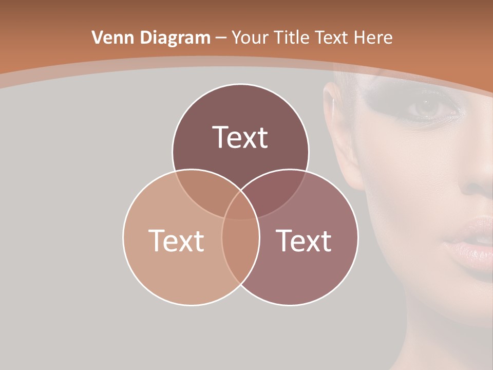 Mouth Emotional Chinese PowerPoint Template