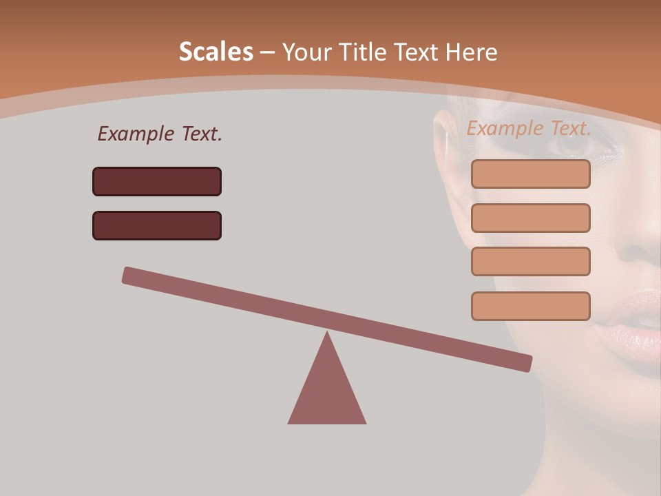 Mouth Emotional Chinese PowerPoint Template