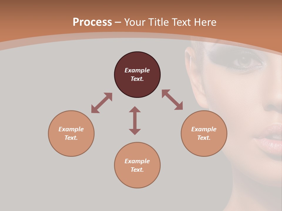 Mouth Emotional Chinese PowerPoint Template