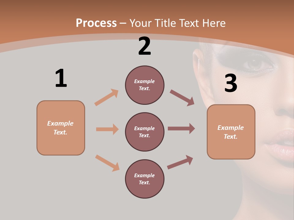 Mouth Emotional Chinese PowerPoint Template