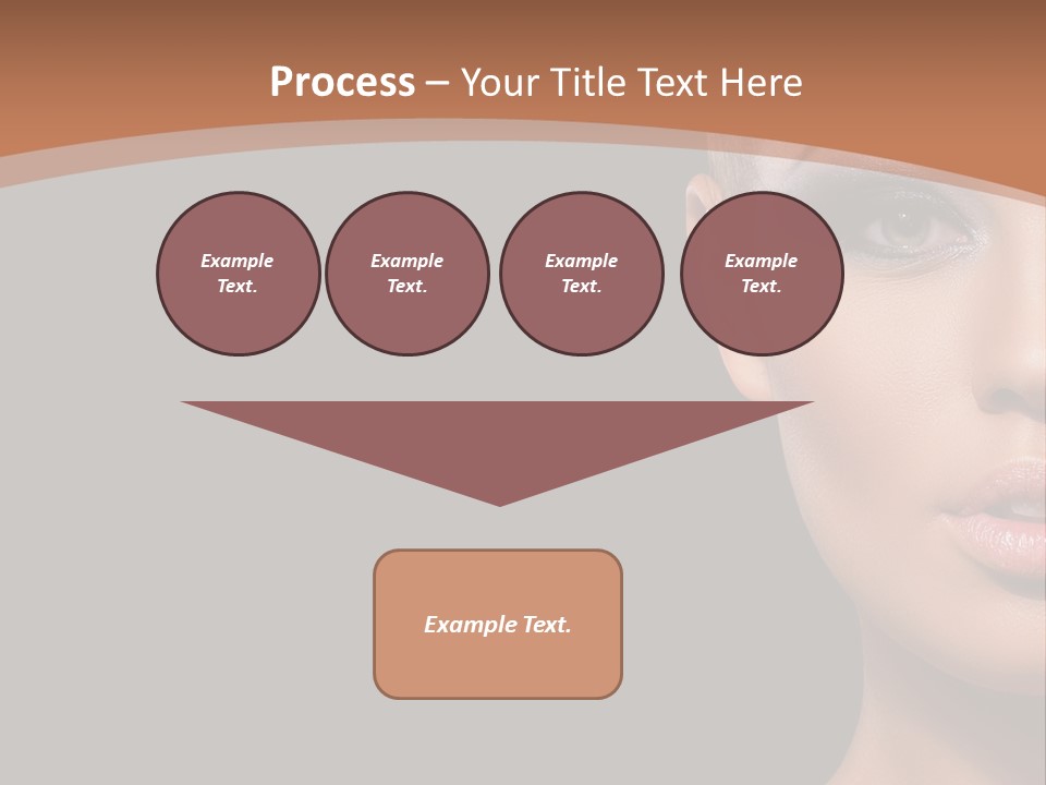 Mouth Emotional Chinese PowerPoint Template