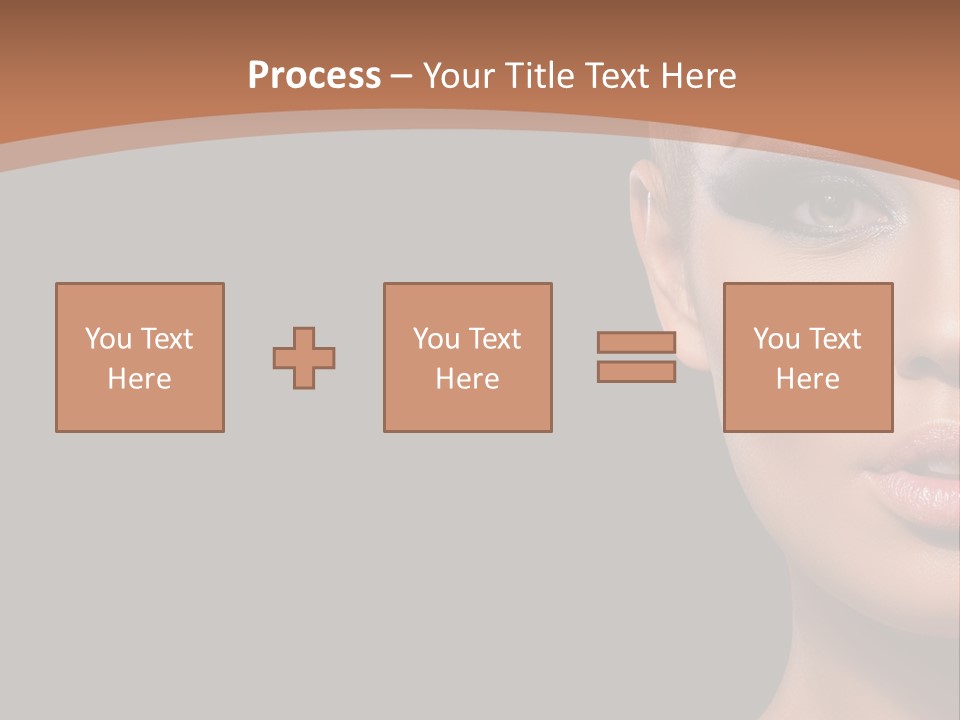 Mouth Emotional Chinese PowerPoint Template