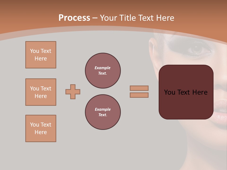 Mouth Emotional Chinese PowerPoint Template