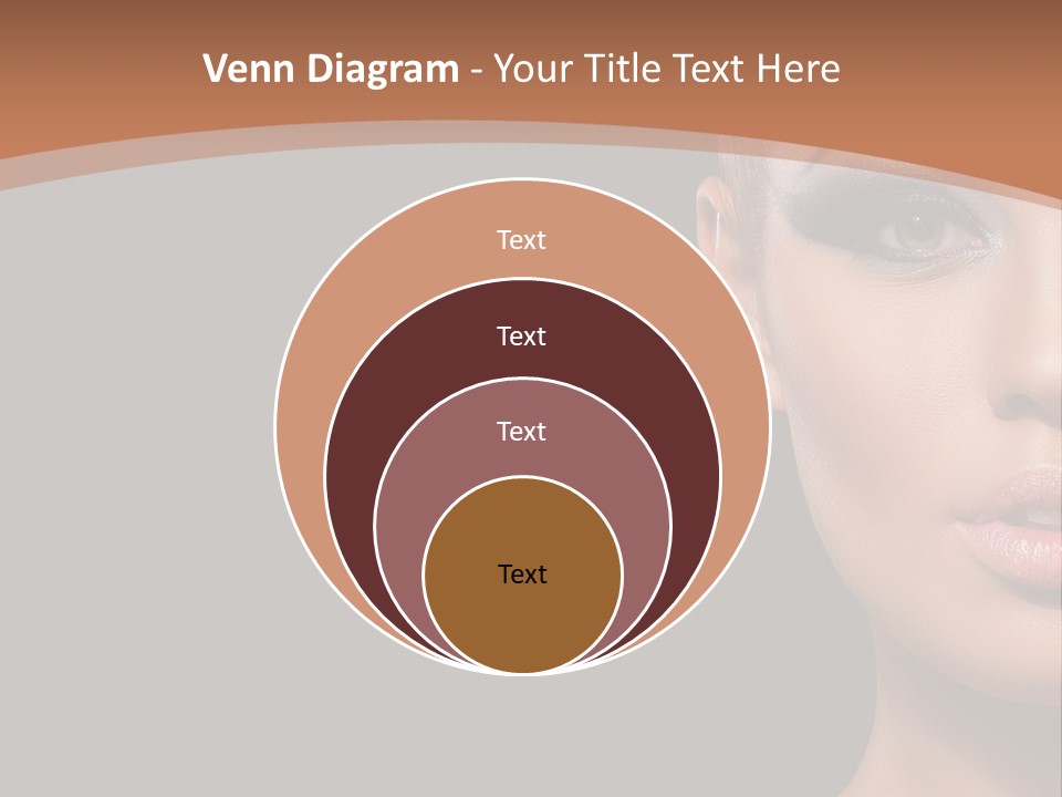Mouth Emotional Chinese PowerPoint Template