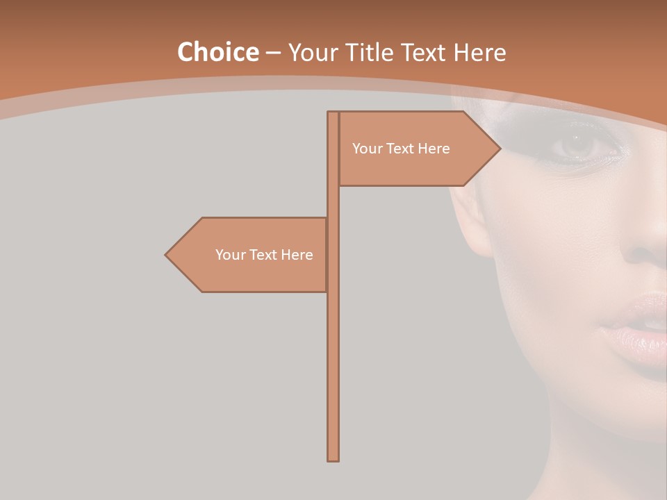 Mouth Emotional Chinese PowerPoint Template