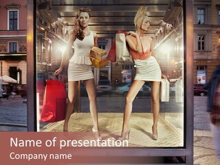 Adult Shop Face PowerPoint Template