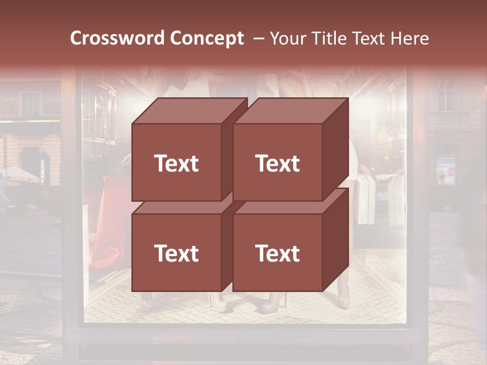 Adult Shop Face PowerPoint Template