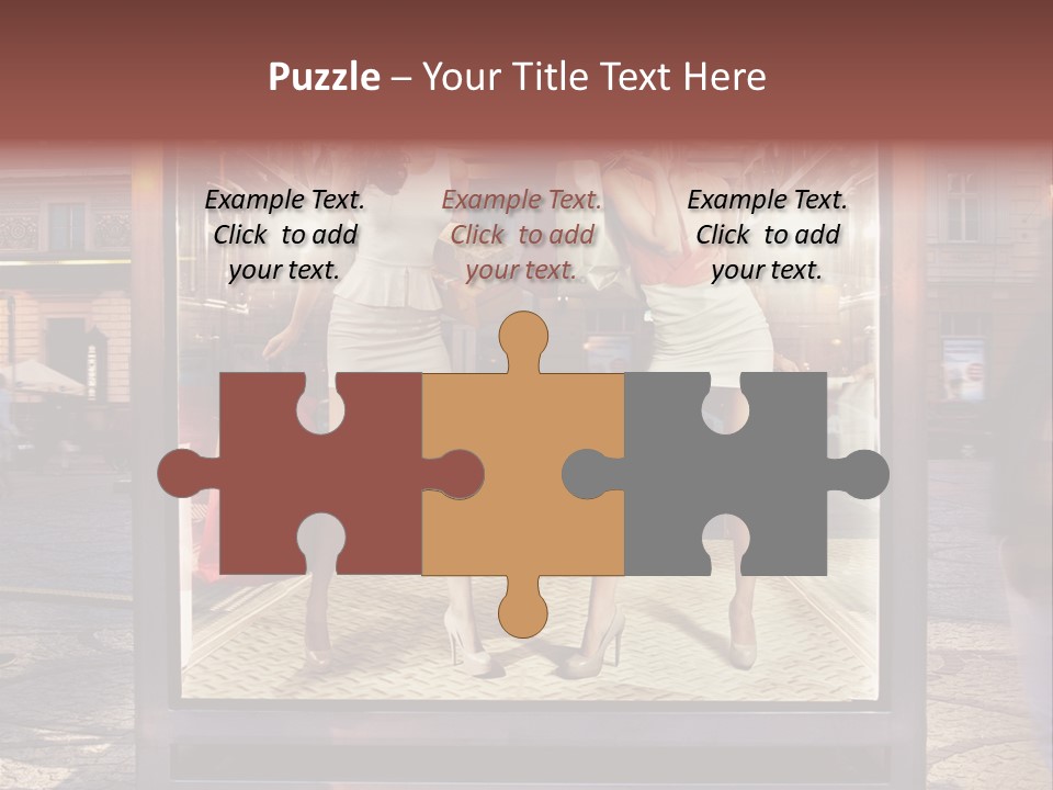 Adult Shop Face PowerPoint Template