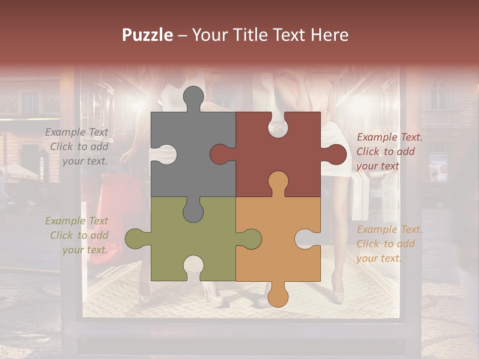 Adult Shop Face PowerPoint Template